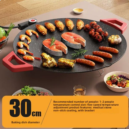 Electric Grill Pan Multifunctional All-In-One Frying Pan
