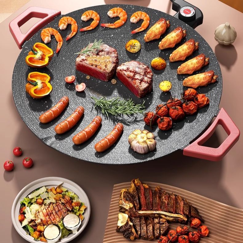 Electric Smokeless Indoor Grill Pan | Non-Stick | 3 Sizes
